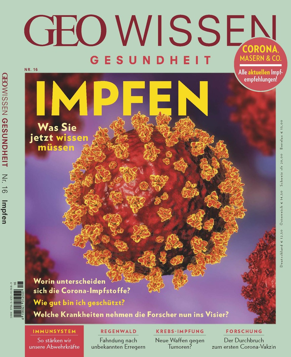 GEO WISSEN GESUNDHEIT: Ein Impfstoff gegen alle Corona-Viren und Mutationen könnte zukünftig zur Verfügung stehen