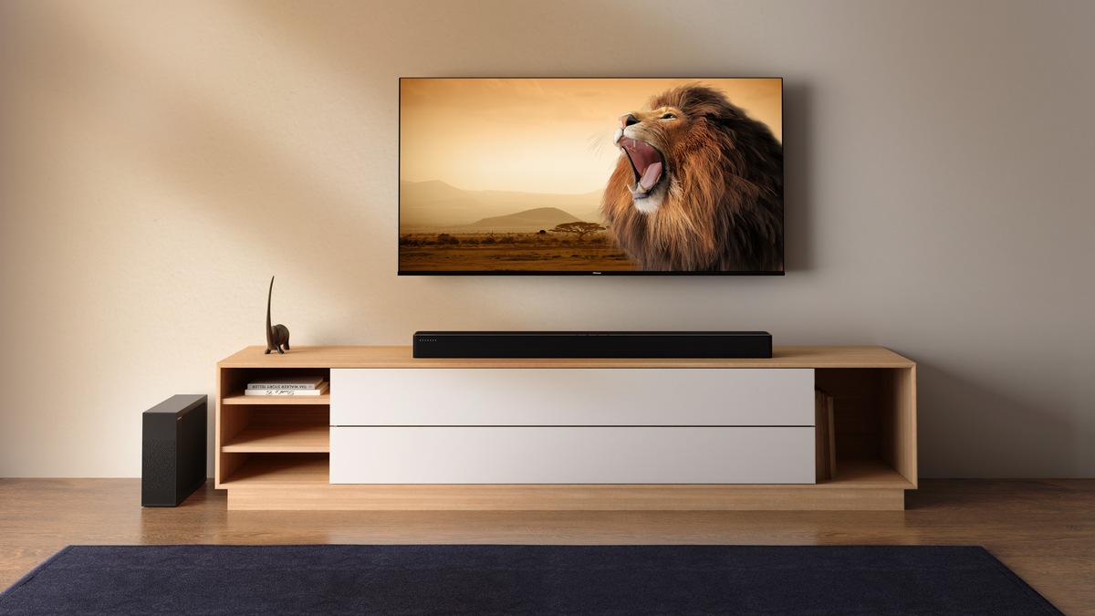 Klangvolle Ergänzung für den TV: Hisense stellt neue 2.1 Kanal Soundbar vor