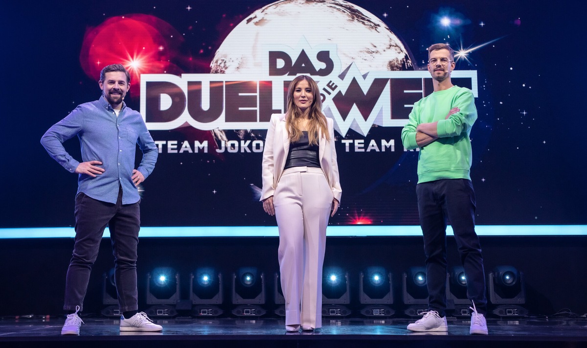 Kevin Großkreutz, Linda Zervakis, Michi Beck und Knossi duellieren sich für Joko &amp; Klaas um den Erdball / &quot;Das Duell um die Welt&quot; ab Samstag live auf ProSieben