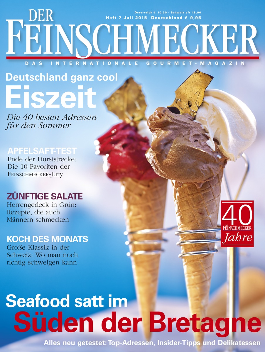 Deutschland ganz cool: DER FEINSCHMECKER empfiehlt die 40 besten Eisdielen