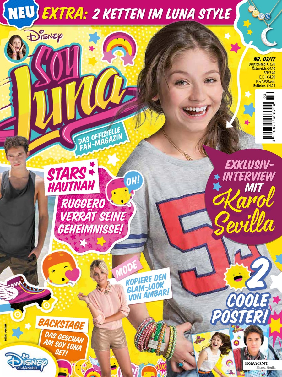 Soy Luna skatet ab Januar in ihre Magazin-Welt