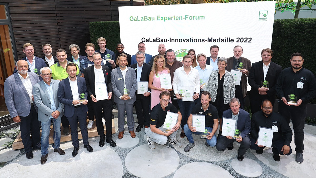 GaLaBau-Innovationsmedaille 2022/ BGL zeichnet 20 Unternehmen für Innovationen im GaLaBau aus