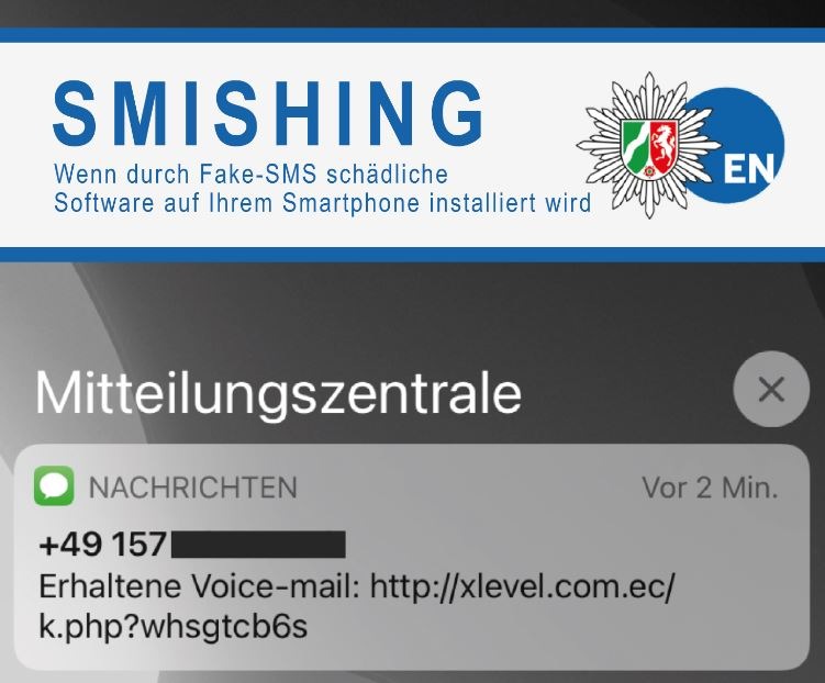 POL-EN: Ennepe-Ruhr-Kreis- Was ist eigentlich Smishing?