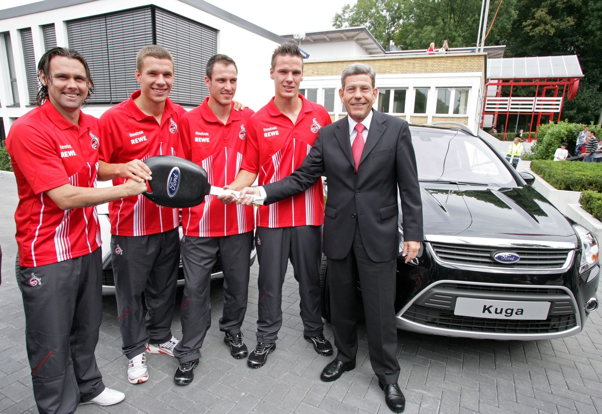 Ford macht 1. FC Köln auf den Straßen flott / Ford-Werke GmbH bleiben weiter Premiumsponsor des 1. FC Köln (mit Bild)