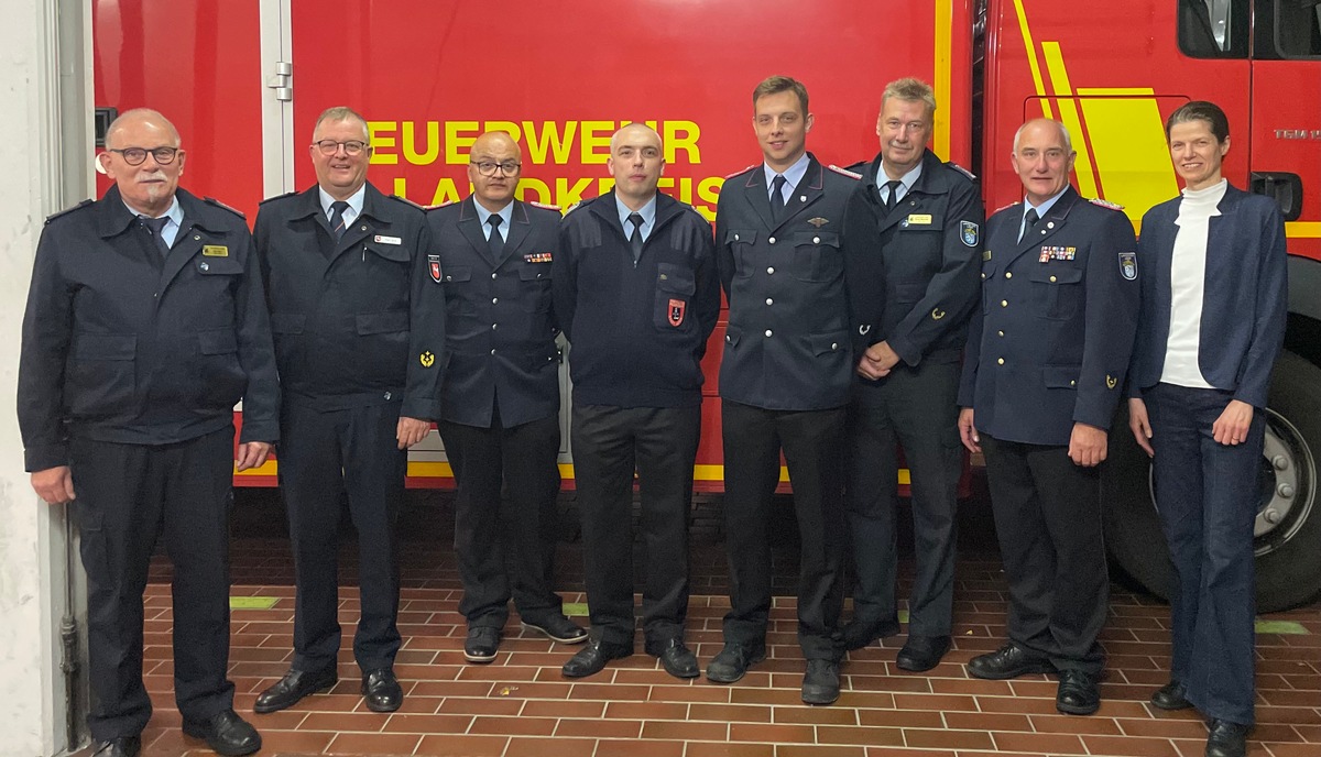 FW-LK Leer: Drei neue Führungskräfte in der Kreisfeuerwehr