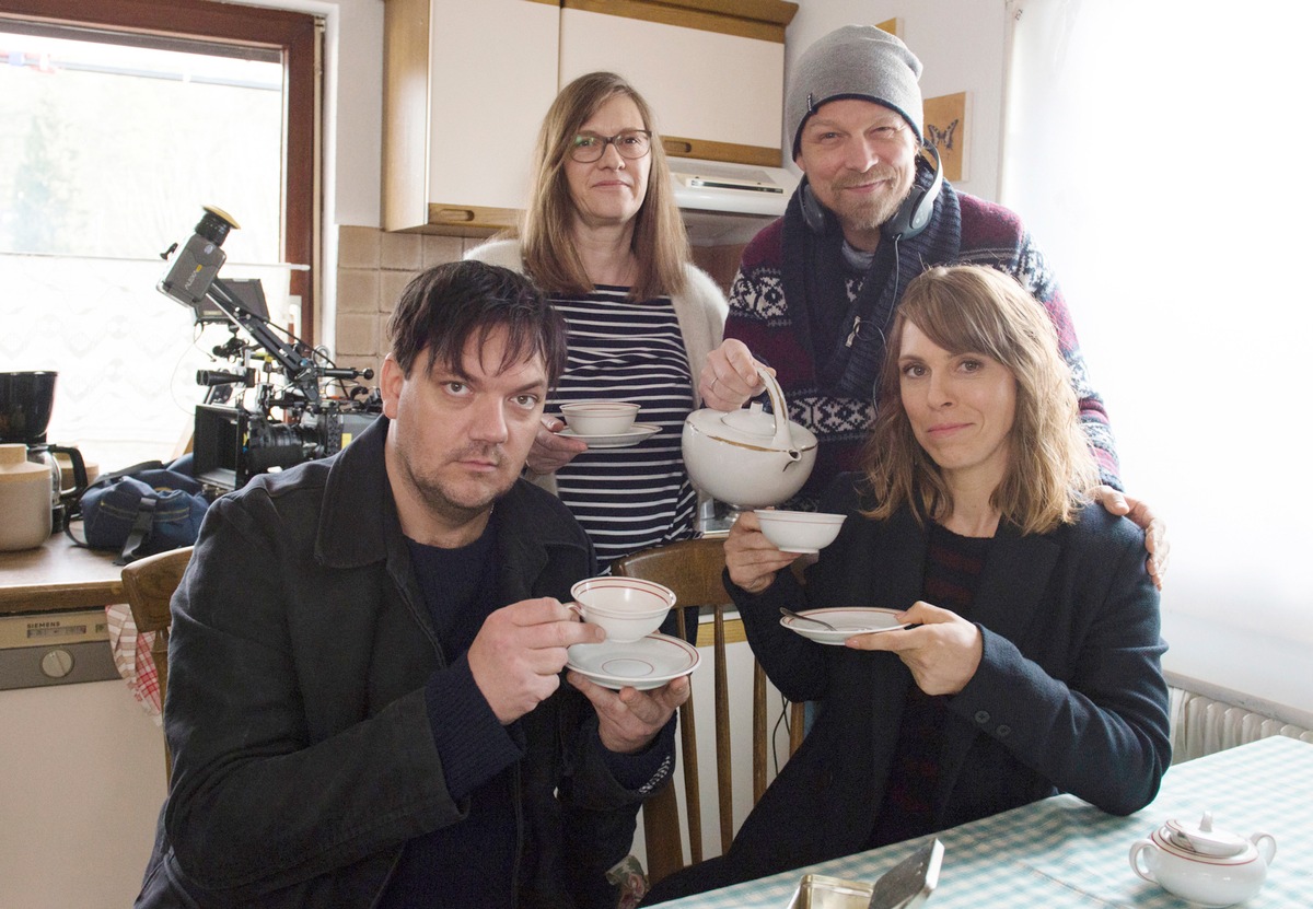 Drehbeginn für Rostocker &quot;Polizeiruf 110&quot; des NDR mit Anneke Kim Sarnau und Charly Hübner