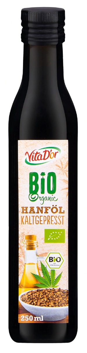 Lidl in Deutschland informiert über einen Warenrückruf des Lebensmittels &quot;Vita D&#039;or Bio Hanföl kaltgepresst 250 ml&quot; des Herstellers P. Brändle GmbH.