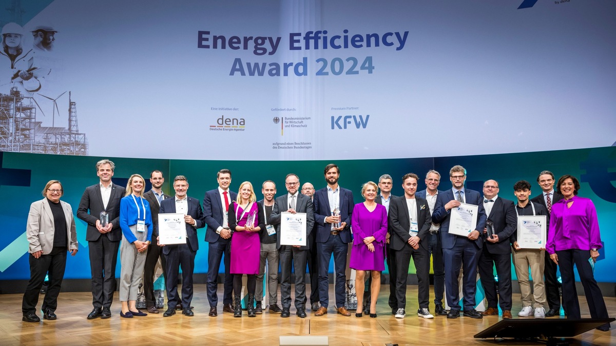 PM: Energy Efficiency Award 2024 - dena zeichnet fünf Energiewendeprojekte aus