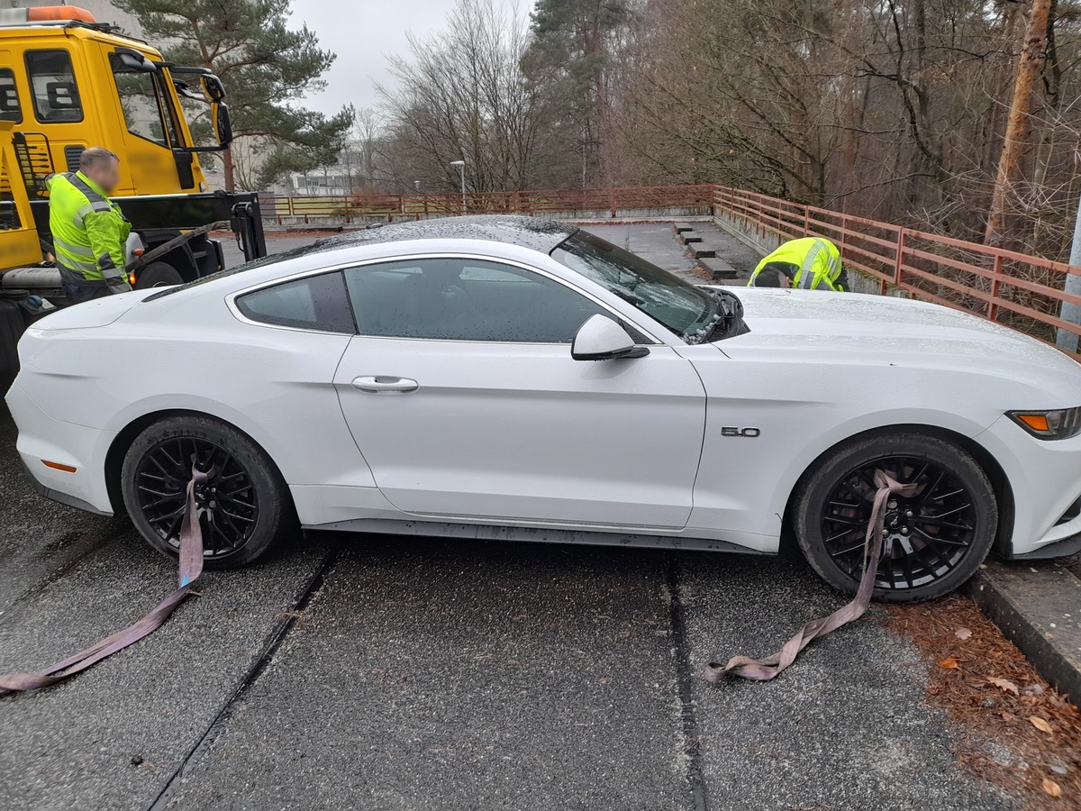 POL-PPWP: Gestohlenen Mustang zum Kauf angeboten - Wer hatte Kontakt mit dem Verkäufer? (FOTO)