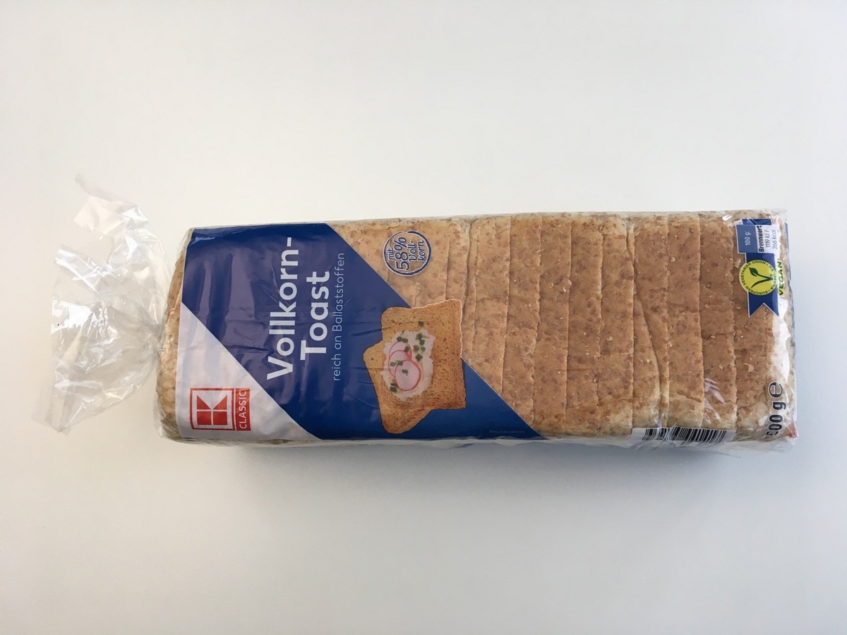 Öko-Test vergibt Bestnote für das Vollkorntoastbrot von Kaufland