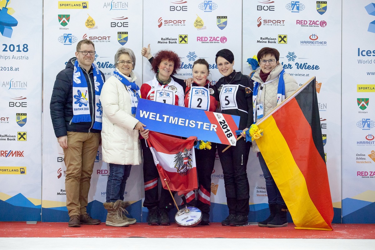 Eisstock-Weltmeister 2018 sind 1 x Finnland und 3 x Österreich - BILD