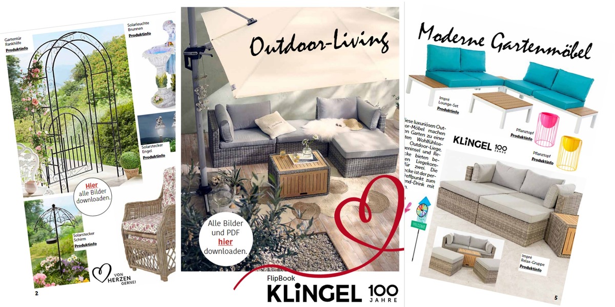 Stilvolle Outdoor-Möbel von KLiNGEL Living