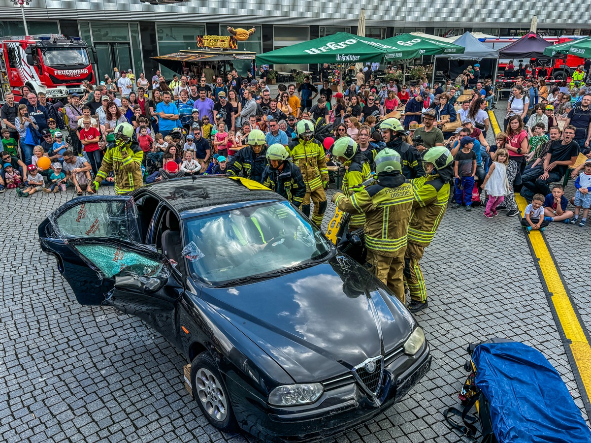 FW Dresden: Informationen zum Einsatzgeschehen und Maßnahmen von Feuerwehr und Rettungsdienst in der Landeshauptstadt Dresden vom 31. Mai bis zum 2. Juni 2024