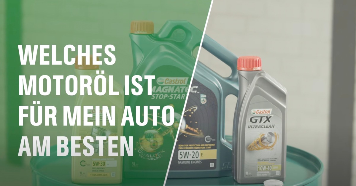 **Castrol veröffentlicht neuen YouTube-Kanal mit Informationen zur Fahrzeugwartung für Kunden**