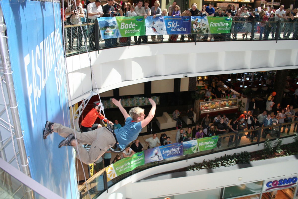 Tourismusverband Kaiserwinkl/Tirol mit spektakulärer Show im LOOP5/Weiterstadt - BILD