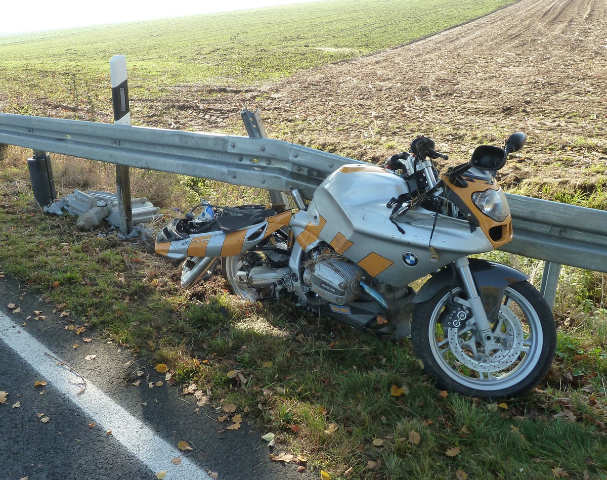 POL-NOM: Motorradfahrer gestürzt