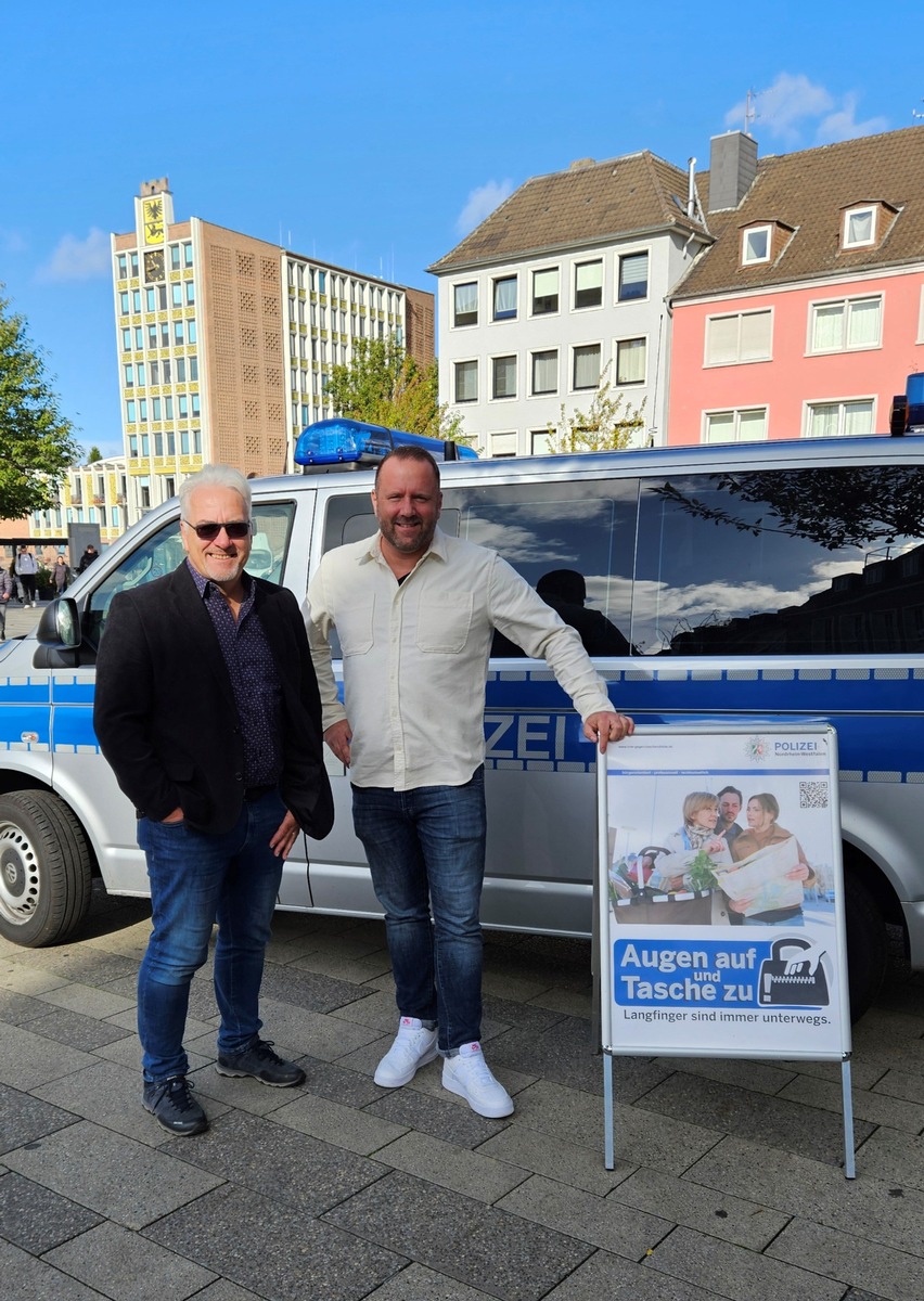 POL-DN: Polizei Düren startet Schwerpunkttage zur Prävention von Taschendiebstahl in Düren und Jülich