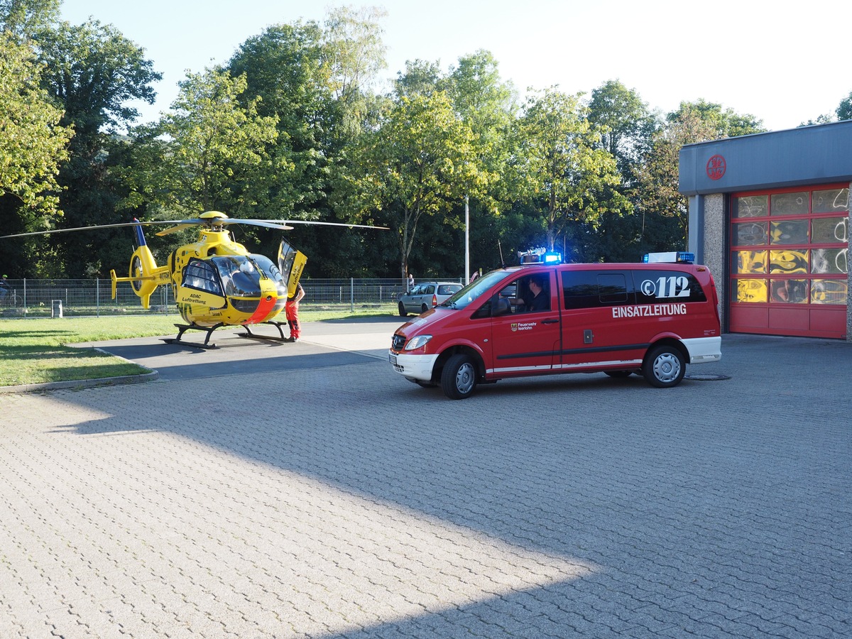 FW-MK: Tragisches Unglück beim Weltkindertag in Letmathe - 6 Jähriger verstorben