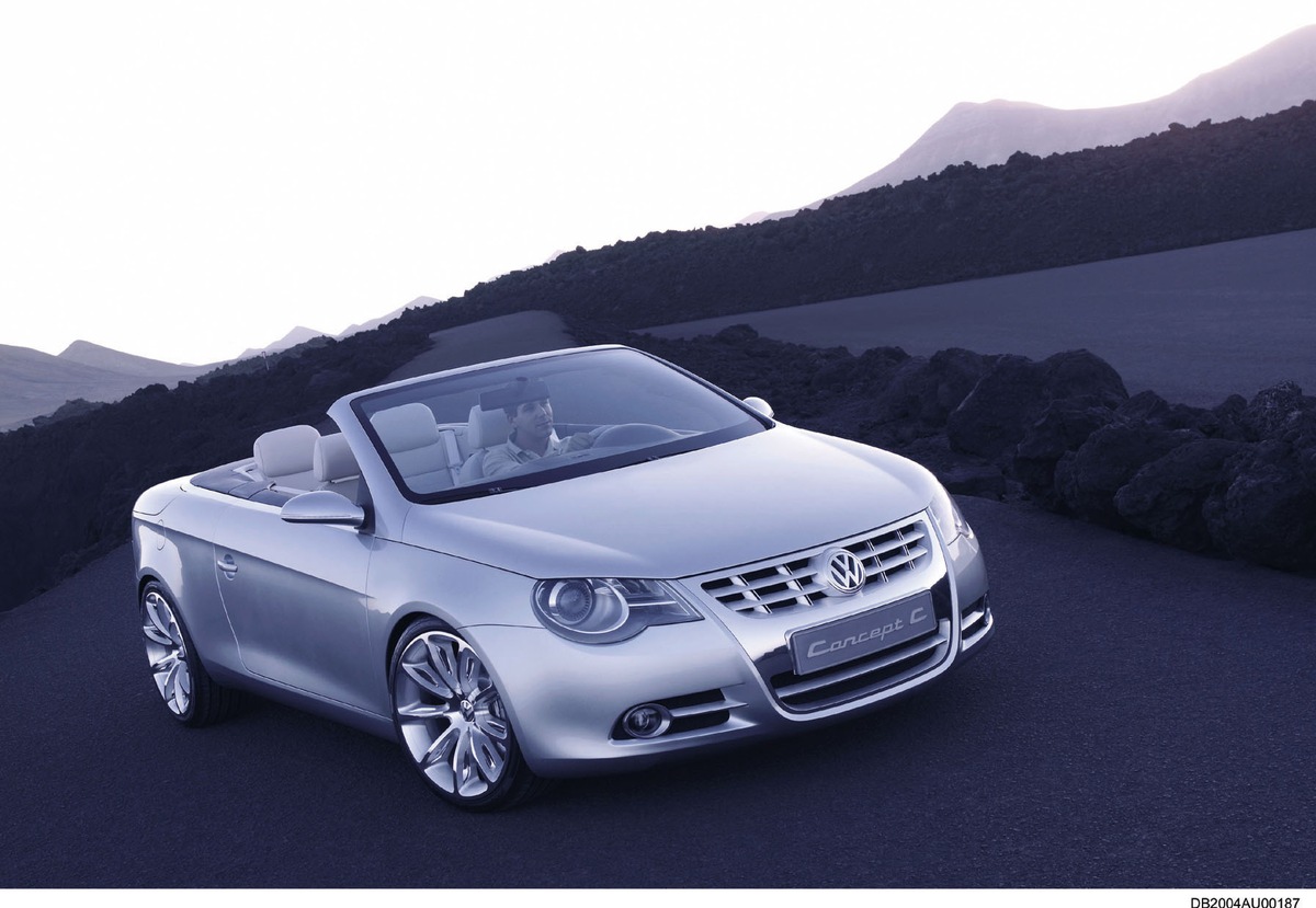 VW: Nouveau Cabriolet avec système toit innovant, sur le marché en 2006