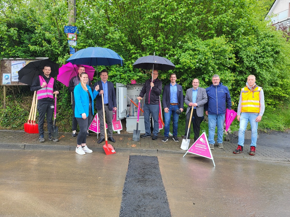 Telekom startet Glasfaser-Ausbau in Wiehl