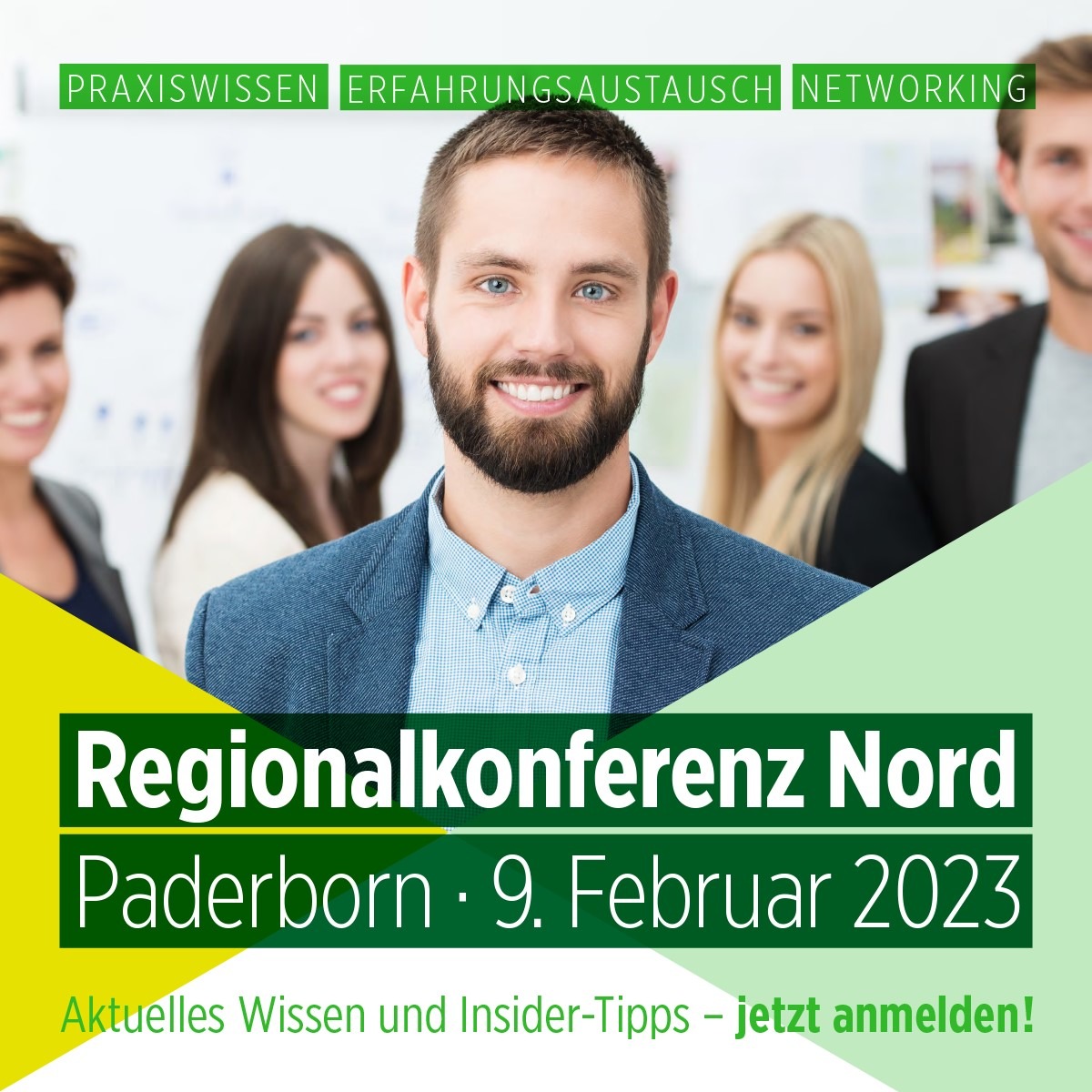 Netzwerken bei der Regionalkonferenz