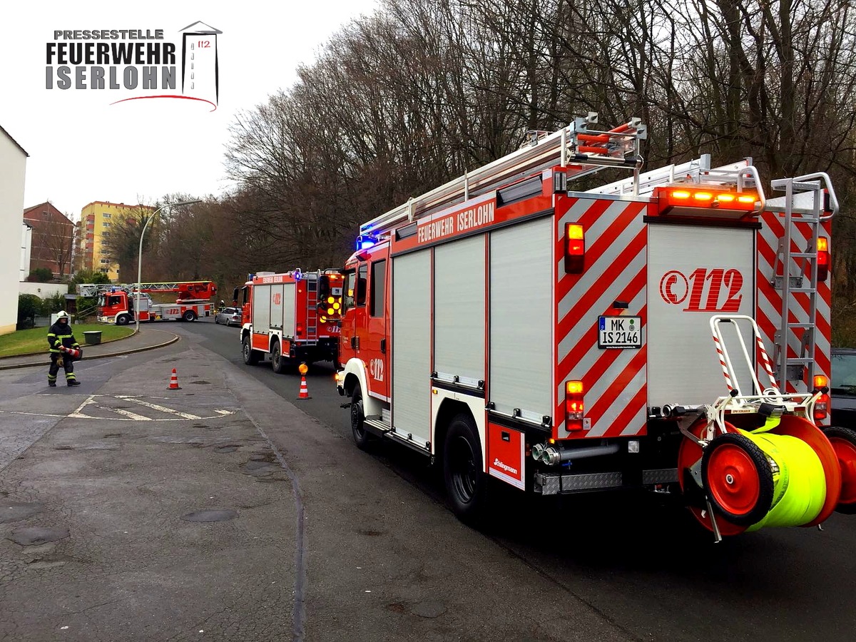 FW-MK: Rauchmelder löst Feuerwehreinsatz aus