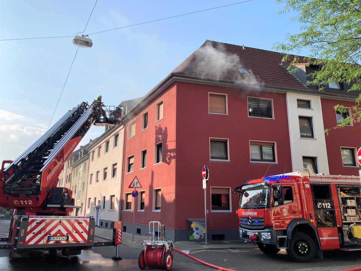 FW-OB: Küchenbrand durch Einsatzkräfte schnell gelöscht