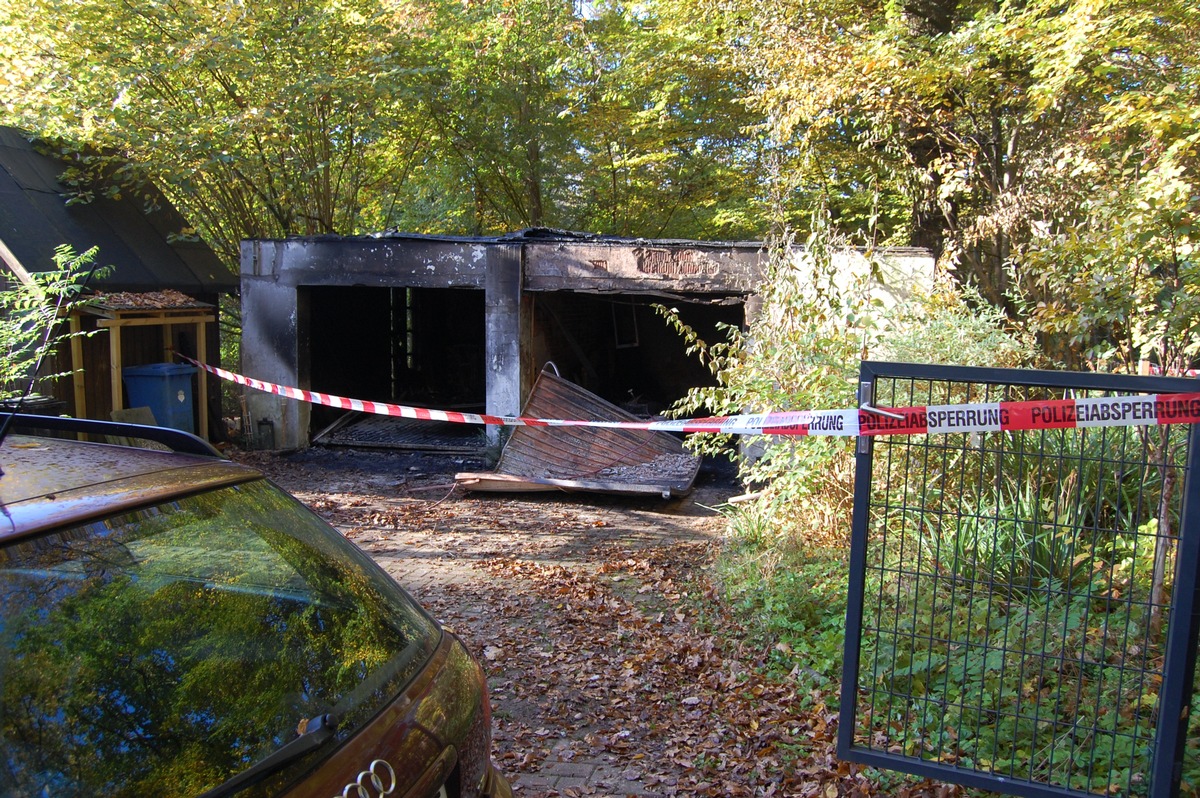 POL-CUX: Garagenbrand in Wulsbüttel