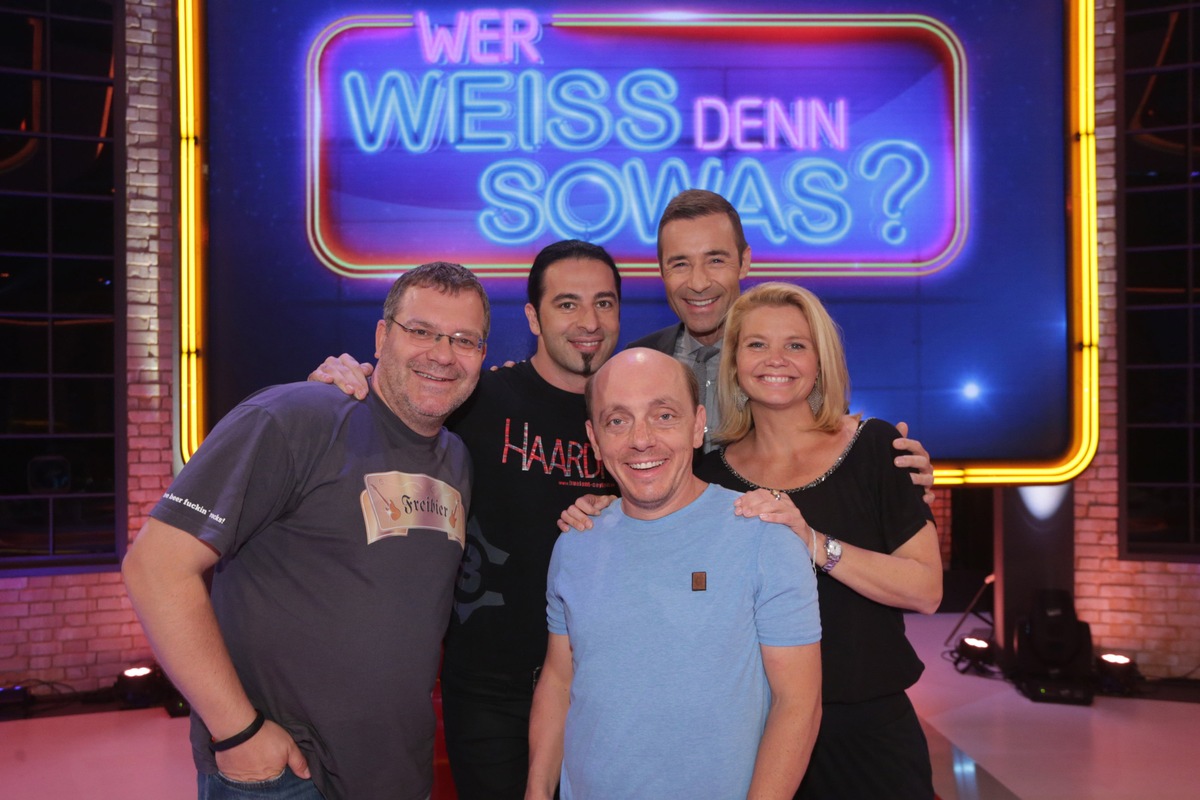 Das Erste: &quot;Wer weiß denn sowas?&quot; - Das schlaue Wissensspiel mit Bernhard Hoëcker und Elton