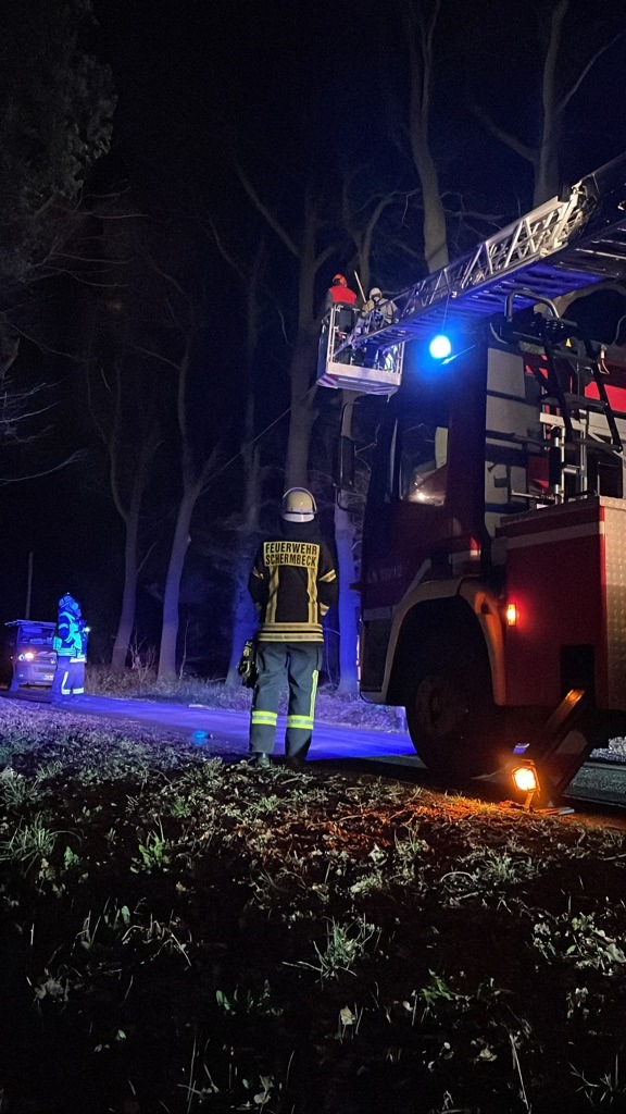 FW-Schermbeck: Orkantief Zeynep machte Feuerwehr Schermbeck viel Arbeit