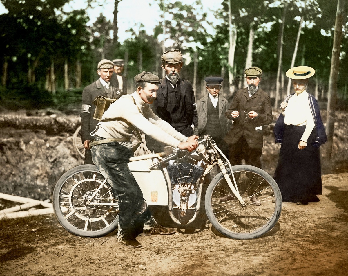 Der Triumph von Dourdan: Laurin &amp; Klement gewann vor 115 Jahren die Motorrad-Weltmeisterschaft