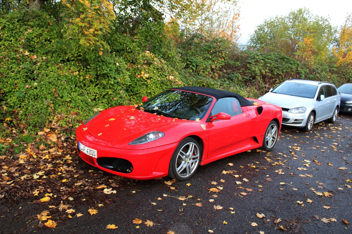 POL-AC: Ferrari nach Raub in Köln aufgefunden