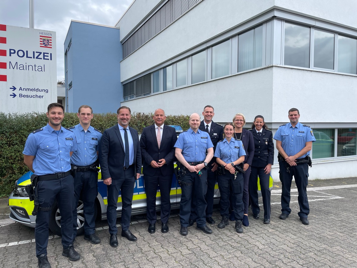 POL-OF: Roman Poseck besucht Polizeistation in Maintal