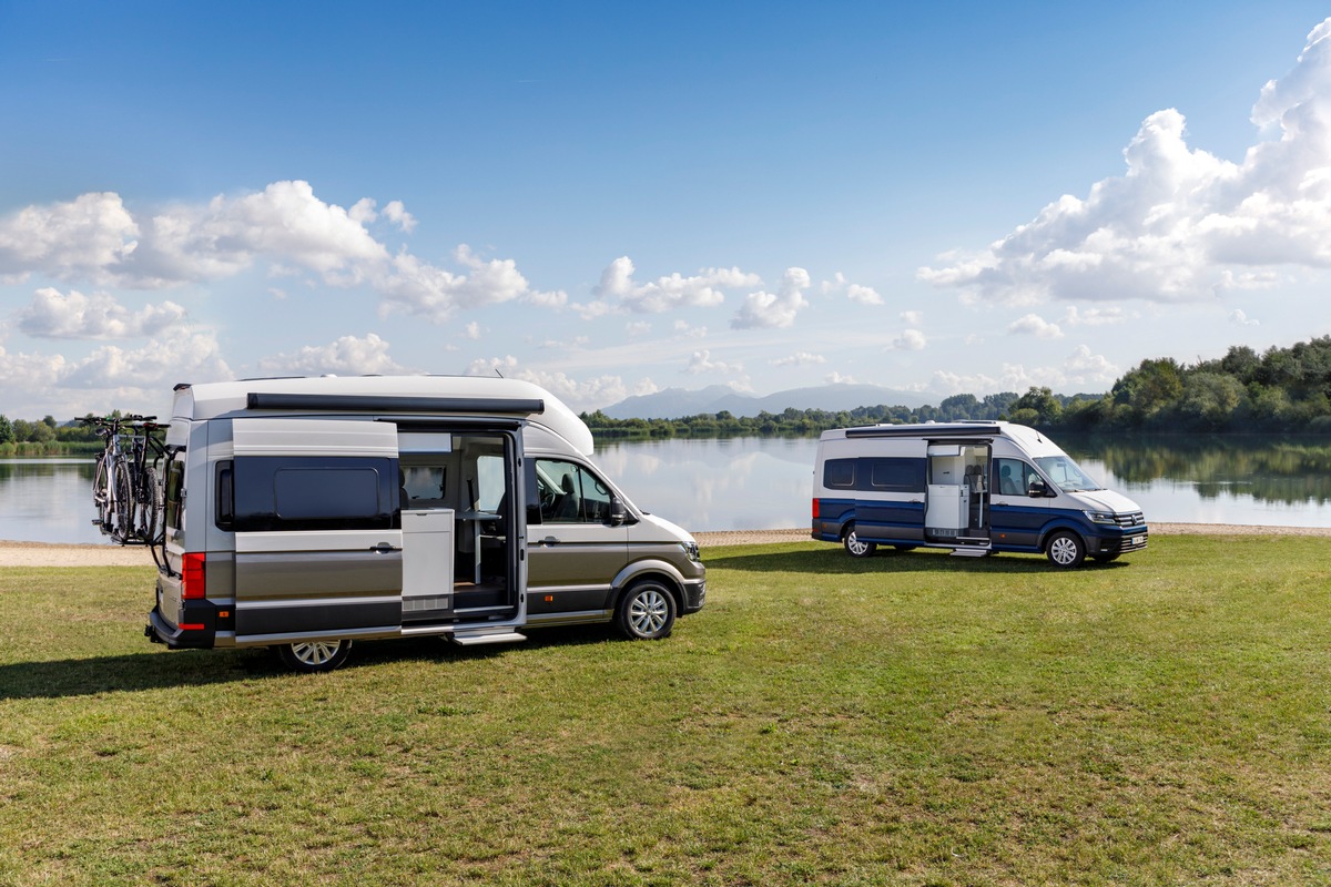 Volkswagen Nutzfahrzeuge zündet Premieren-Feuerwerk auf dem Caravan Salon 2018 / Doppelpremiere des Grand California: Einstiegspreis unter EUR 55.000,-