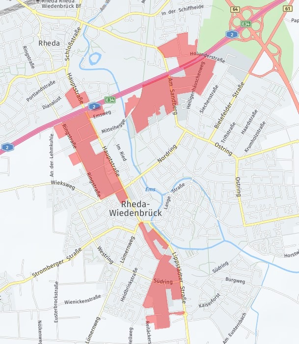 Vodafone plant Glasfaser-Ausbau in Rheda-Wiedenbrück