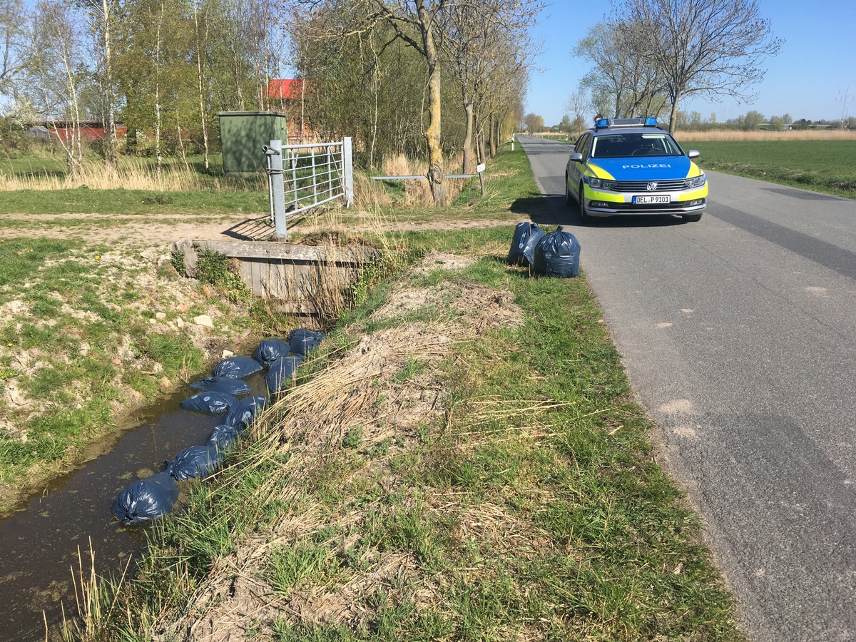 POL-DEL: Polizei Brake: Illegale Müllentsorgung in Schmalenfleth +++ Brake: Täter nutzt Gelegenheit +++ Elsfleth: Brand einer Remise