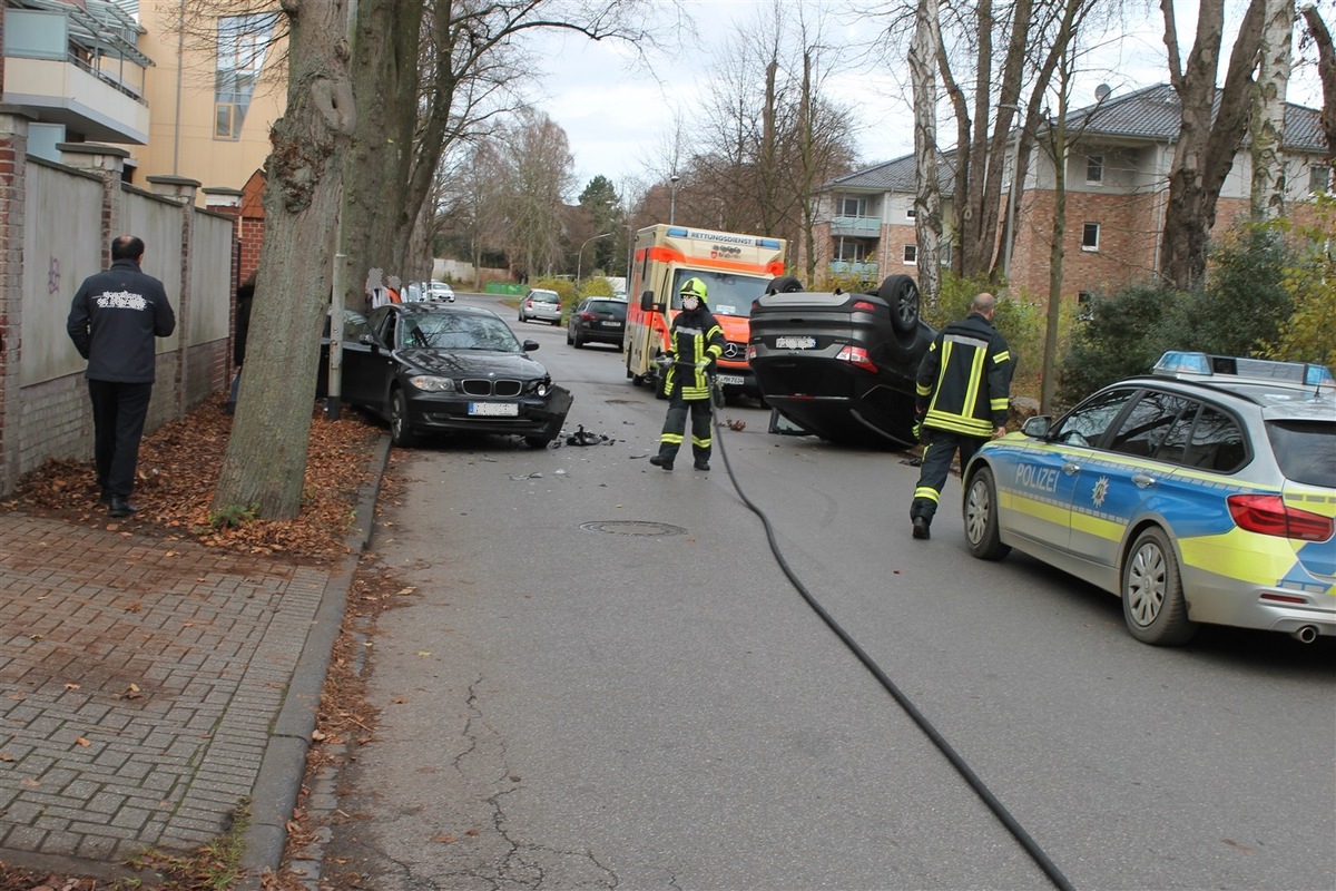 POL-NE: Pkw überschlagen