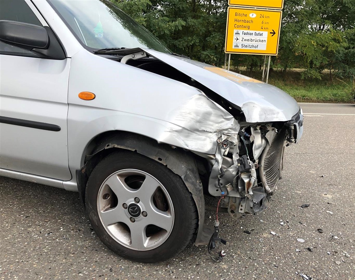 POL-PDPS: Verkehrsunfall mit hohem Sachschaden