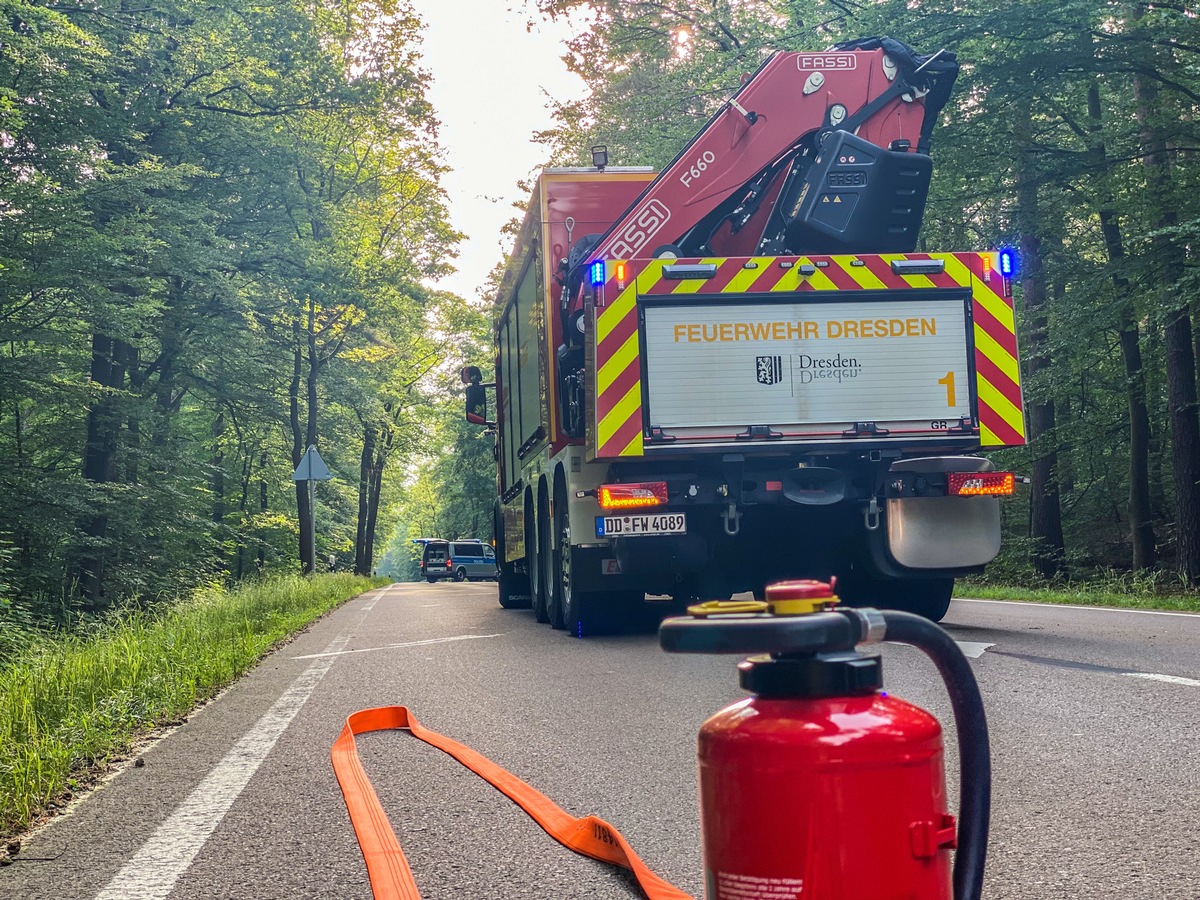 FW Dresden: Informationen der Feuerwehr Dresden zum Einsatzgeschehen am aktuellen Wochenende (18. - 20. Juni 2021)