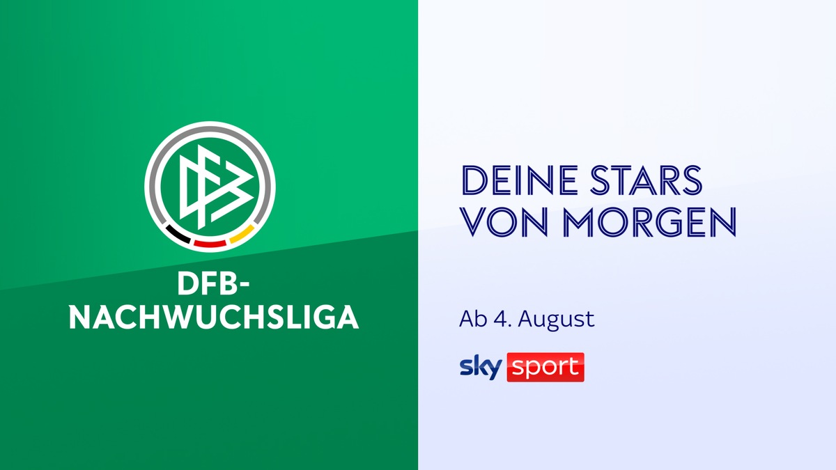 Die Heimat des deutschen Junioren-Fußballs: Sky Sport wird exklusiver Live-Partner der U19 und U17 DFB-Nachwuchsliga und baut Kooperation deutlich aus