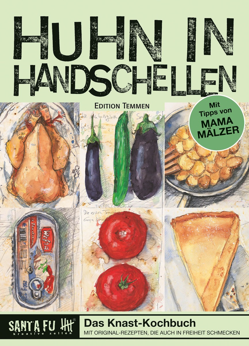 Die Gefängnismarke Santa Fu bietet erstaunliche Weihnachtsgeschenke: Huhn in Handschellen - das Knast-Kochbuch mit Tipps von Tim Mälzers Mutter