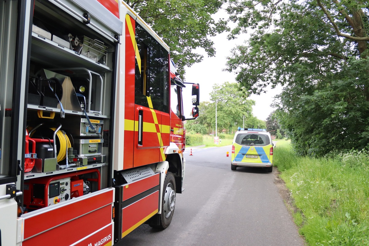 FW Gangelt: Schwerverletzte bei Unfall in Gangelt