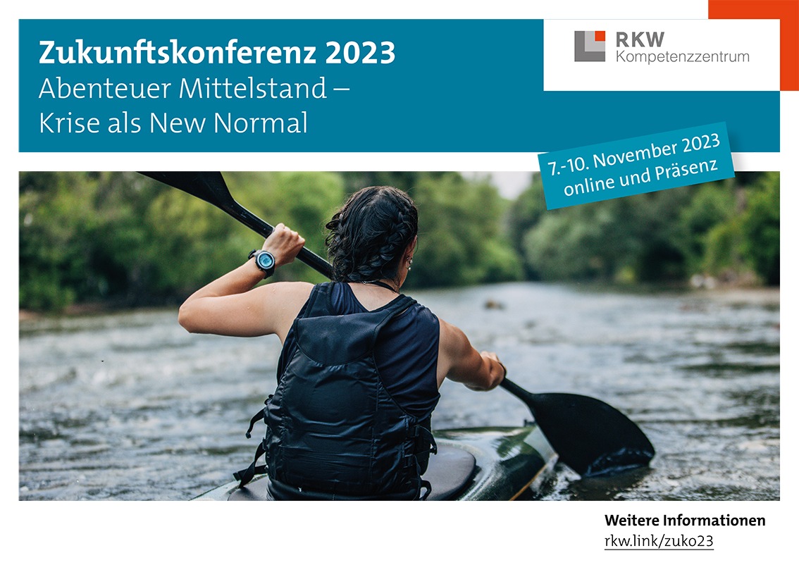 VERANSTALTUNGSHINWEIS: Der Countdown läuft! RKW Zukunftskonferenz 2023 „Abenteuer Mittelstand – Krise als New Normal“