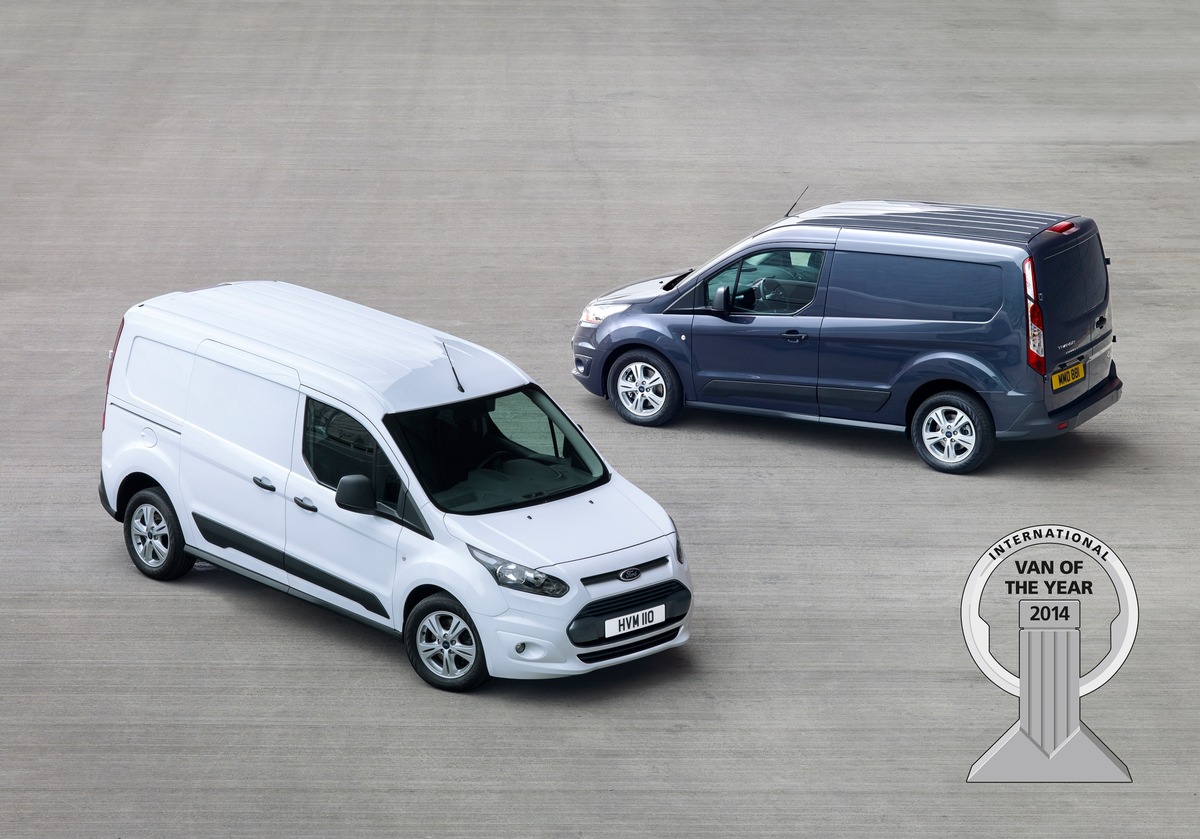 Neuer Transit Connect ist &quot;International Van of the Year 2014&quot; - Ford gewinnt zum zweiten Mal in Folge (BILD)