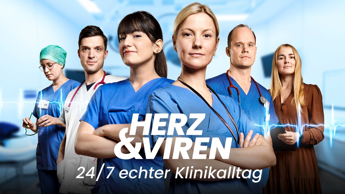 Klinikalltag rund um die Uhr: &quot;Herz &amp; Viren&quot; in der ZDFmediathek