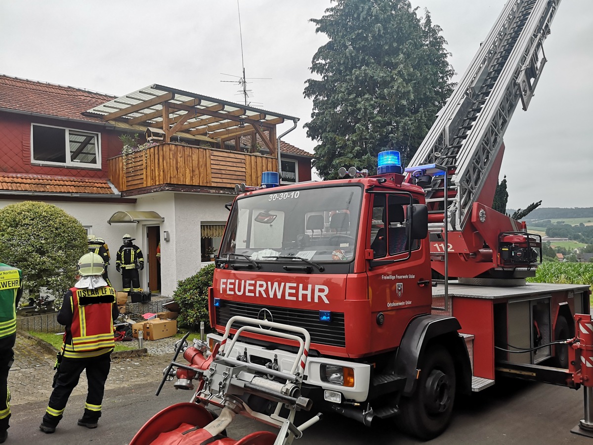 POL-NOM: Brand in einem Abstellraum einer DG-Wohnung in Sohlingen