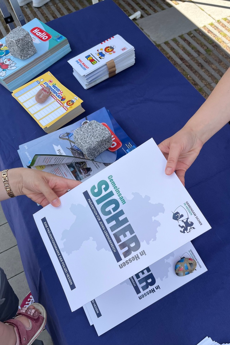 POL-DA: Ober-Ramstadt: Tag der offenen Tür in Ober-Ramstadt gut besucht / Roadshow &quot;Gemeinsam sicher in Hessen - Gemeinsam sicher im Straßenverkehr&quot; lud zum Mitmachen und Lernen ein