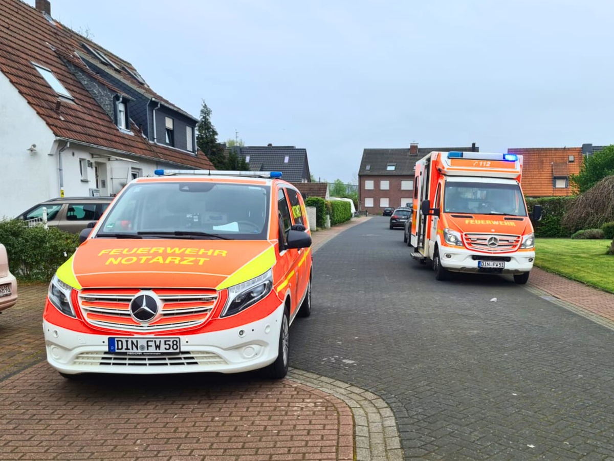 FW Hünxe: Amtshilfe für den Rettungsdienst