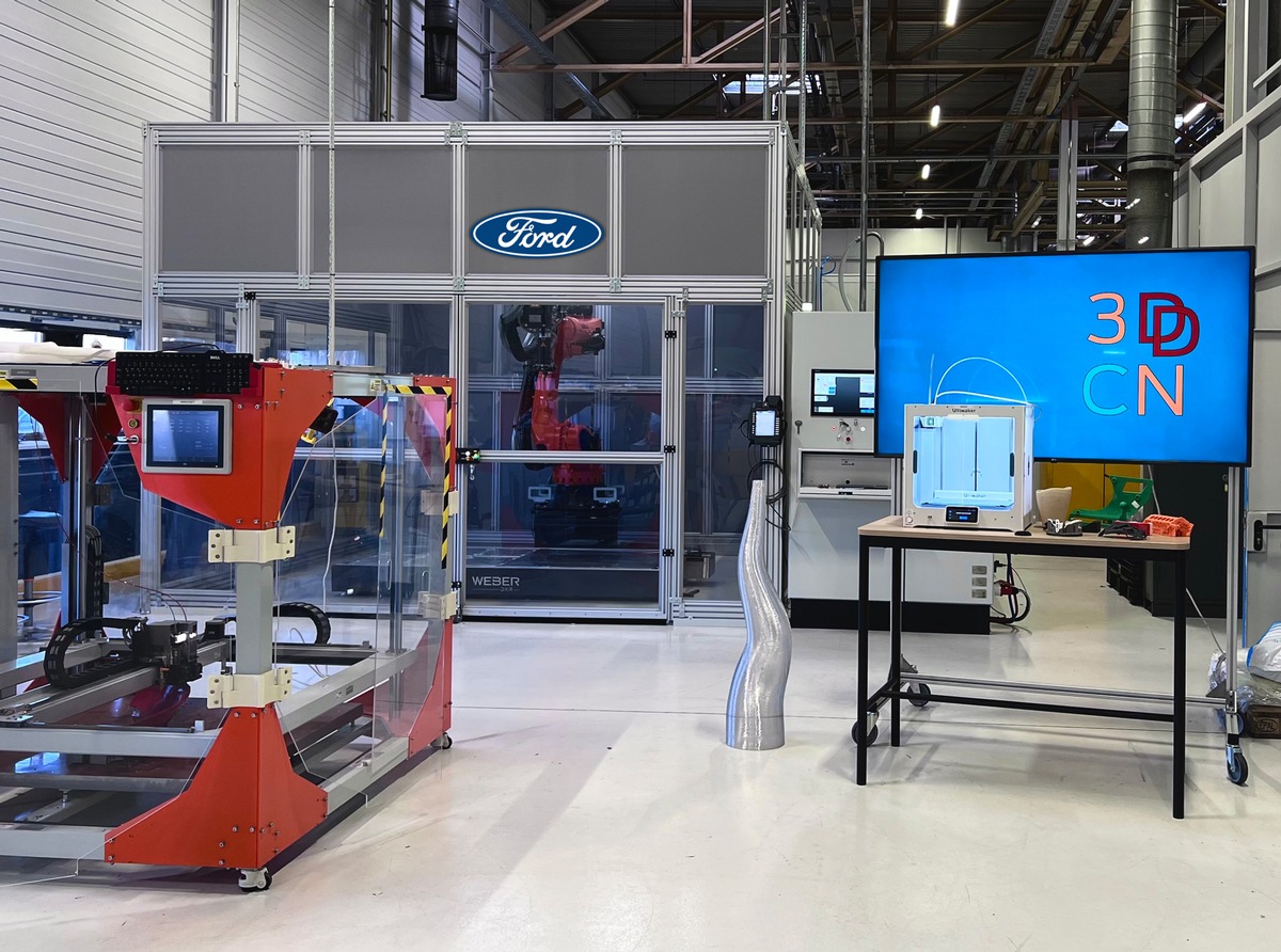 Video Elektroauto-Teile MIT 3D-Drucker: Ford eröffnet neues 3D-Druck-Zentrum in Köln