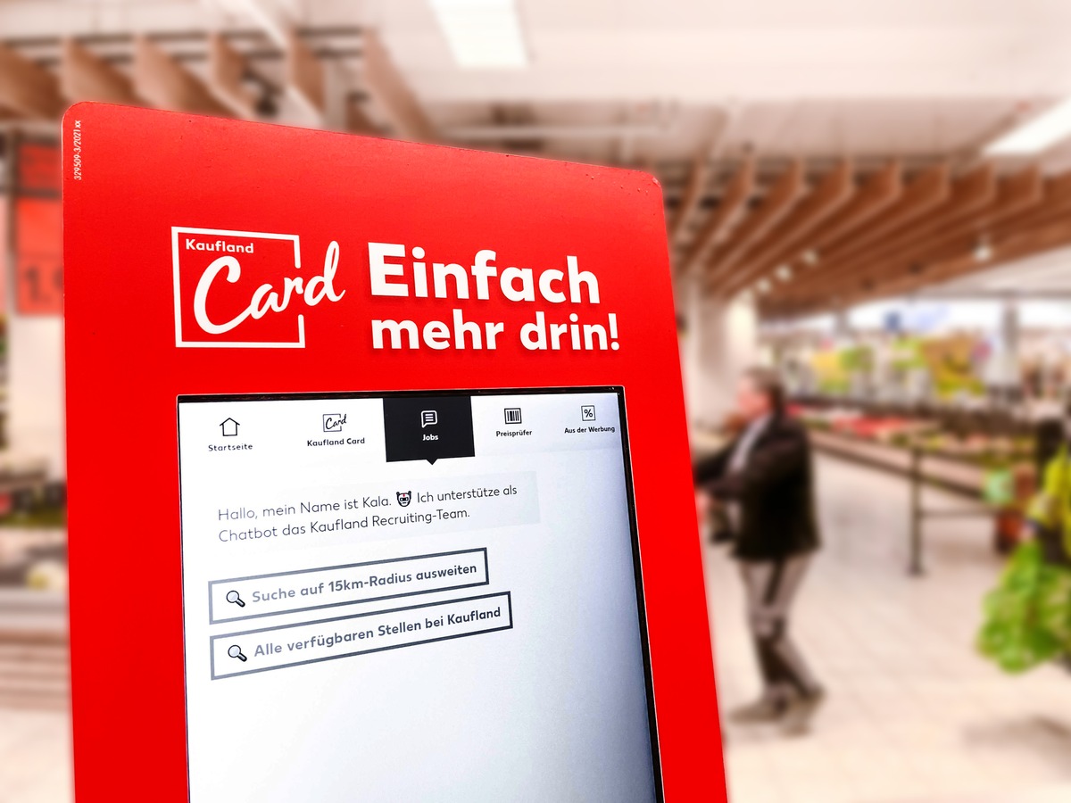 Jobs to go: Neuer digitaler Bewerber-Service in Kaufland-Filialen